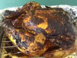 Paso 11 - Pollo peruano a la brasa con salsa de aji verde