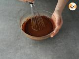 Paso 3 - Bizcocho de chocolate y peras