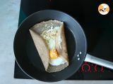 Paso 3 - Galette de sarraceno con jamón, queso y huevo