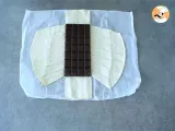 Paso 1 - Chocolate en hojaldre trenzado