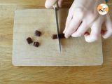 Paso 1 - Piruletas de chocolate: chocolate negro + caramelos de toffe