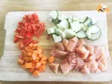 Paso 1 - Quinoa con verduras y pollo