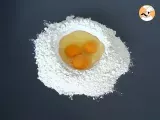 Paso 1 - Cómo hacer pasta fresca al huevo: Tagliatelle