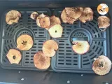 Paso 5 - Chips de manzana y canela en freidora de aire