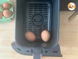 Paso 1 - Huevos a la coque en la Air fryer ¡La cocción en su punto perfecto!