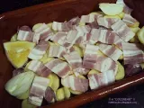 Paso 2 - Codornices al horno con patatas y bacon