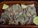 Paso 3 - Codornices al horno con patatas y bacon