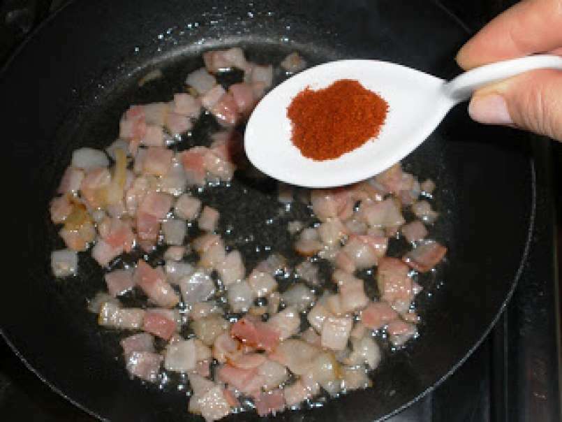 Acelgas con Bacon en Salsa de Soja - foto 4