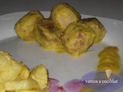 Albóndigas de pollo con curry - foto 3
