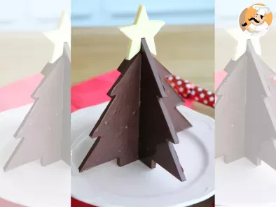 Árbol de Navidad de Chocolate 3D, foto 1