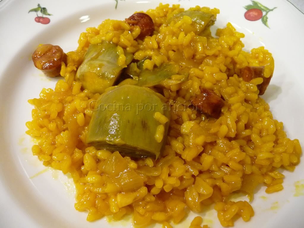 Receta Arroz Con Alcachofas