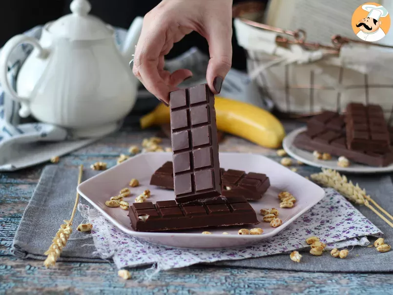 Barras de chocolate caseras estilo Kinder Country, con solo 3 ingredientes - foto 6