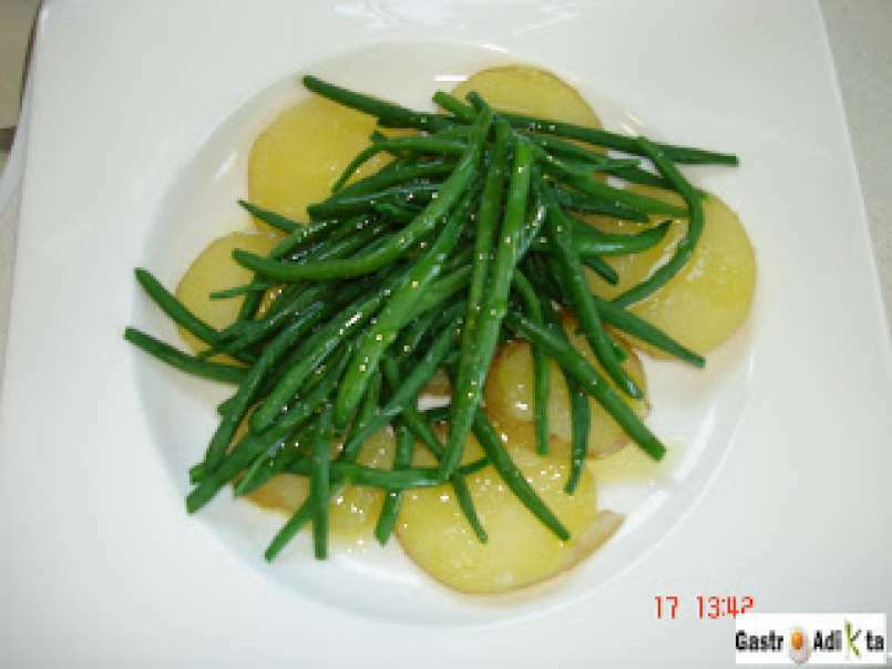 Bonito, patata y judía verde con pesto - foto 5