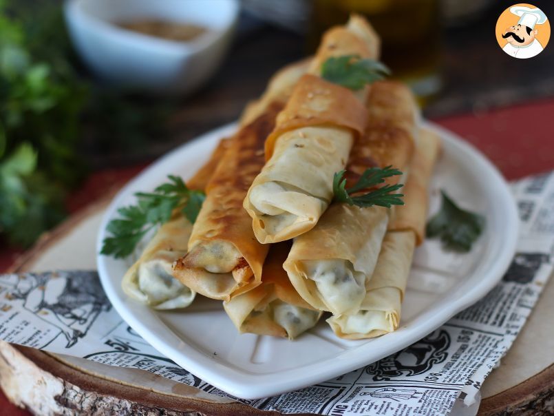Börek, rollitos turcos de queso feta y perejil - foto 3