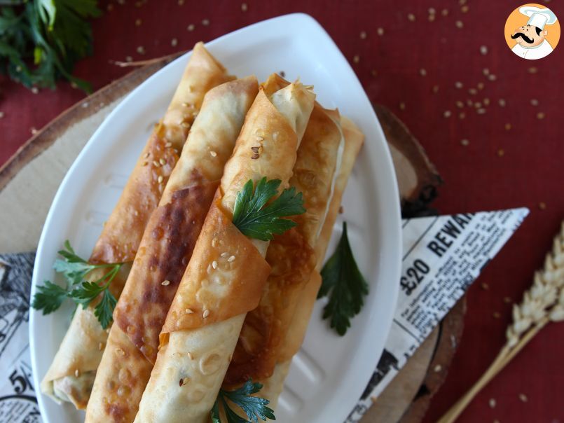 Börek, rollitos turcos de queso feta y perejil - foto 4