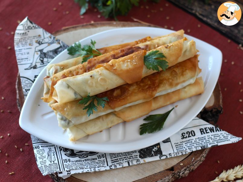 Börek, rollitos turcos de queso feta y perejil - foto 5
