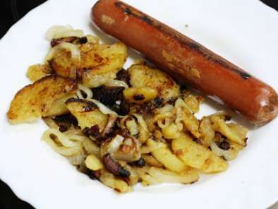 Bratkartoffeln mit Wurst