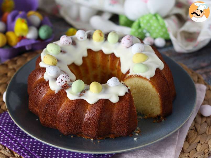 Bundt cake de Pascua con sabor a limón y chocolate blanco - foto 8