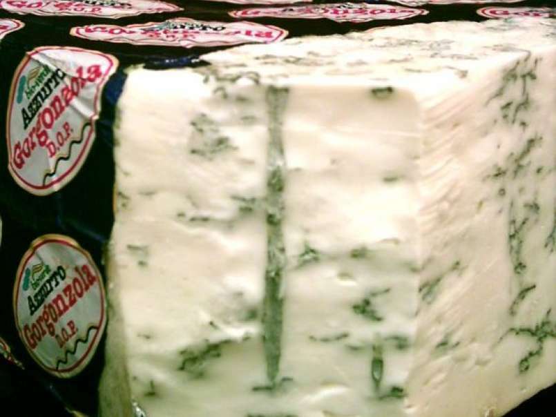 Calabacín relleno de crema de queso gorgonzola - foto 2