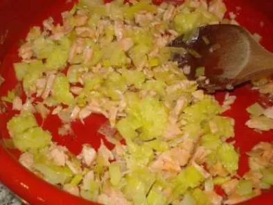 Calabacines al horno, con salmón y mozzarella - foto 3