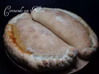 Calzone rellena de sardinas (chef of matic y horno tradicional)