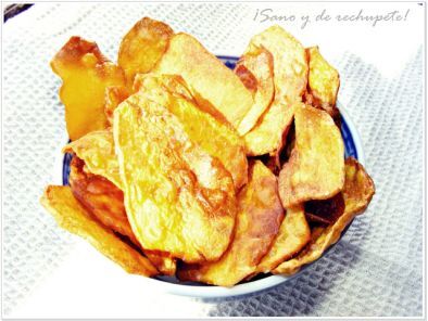 Chips de batata o boniato (Sweet potato chips) - foto 3