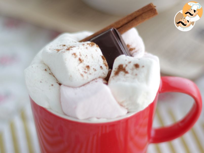 Chocolate a la taza con esponjitas, marshmallow - foto 3