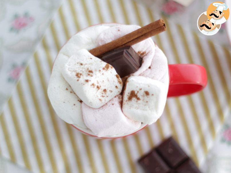Chocolate a la taza con esponjitas, marshmallow - foto 4