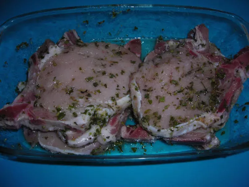 Chuletas de cerdo aromáticas a la plancha - foto 2