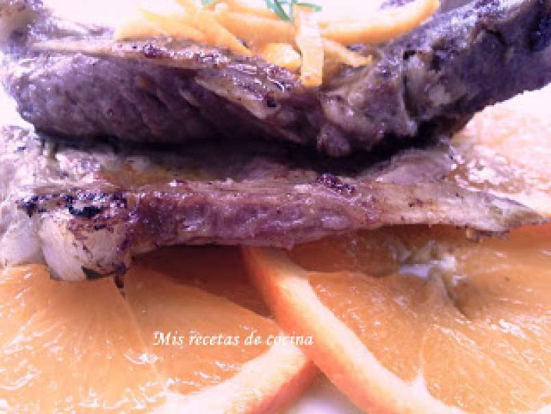 Chuletas de cerdo con salsa de naranja - foto 2