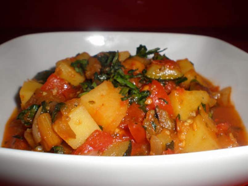 Ciambotta, guiso italiano de verduras - foto 3