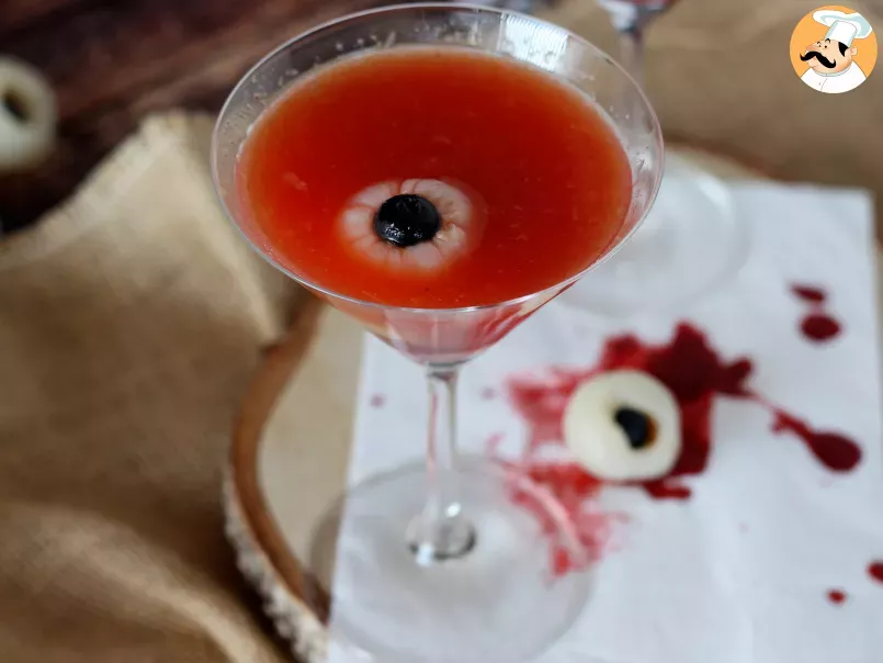 Cocktail sangriento Halloween, sin alcohol y para compartir - foto 3