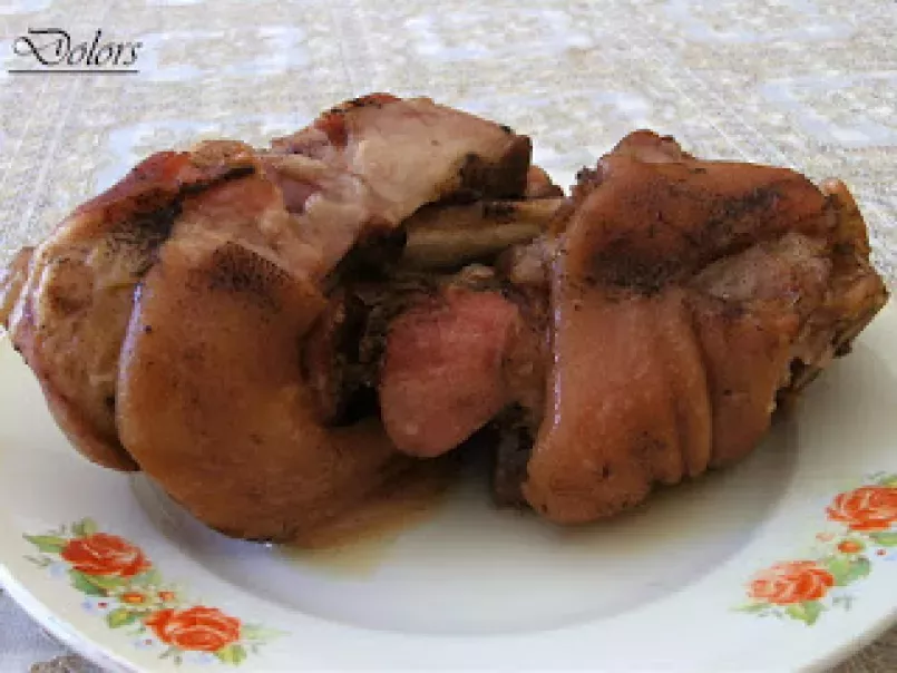 Codillos de cerdo en salsa (olla a presión) - foto 2