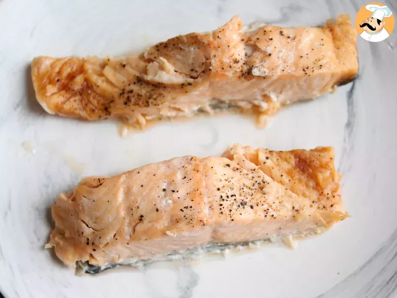 Cómo cocinar salmón en el microondas. Listo en 4 minutos - foto 4