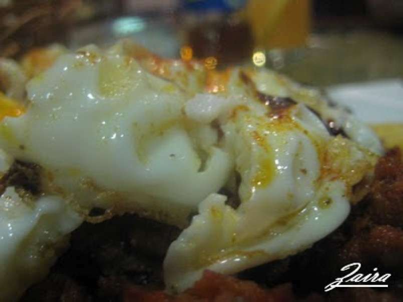Concurso recetas extremeñas, Extrema Calidad: Huevos rotos con morcilla patatera picante - foto 2