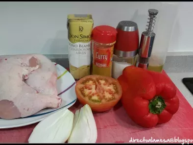 Contramuslos (y muslos) de pollo al curry - foto 2