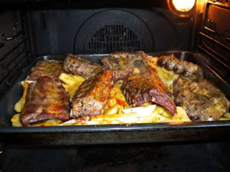 Costillas de cerdo al horno con patatas - foto 7
