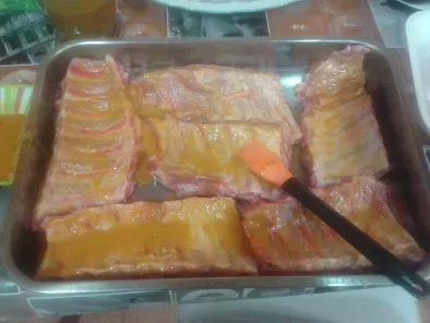 Costillas de cerdo al horno con salsa barbacoa - foto 9