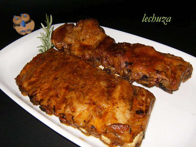 Costillas de cerdo asadas (al horno) - foto 3