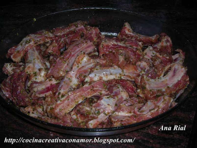 Costillas de cerdo y papas al horno cocinadas en bolsa - foto 2