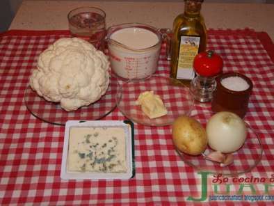 Crema de coliflor al Roquefort