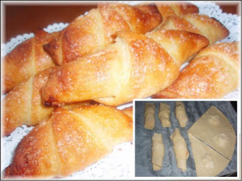 Croissant de hojaldre y crema pastelera - foto 2