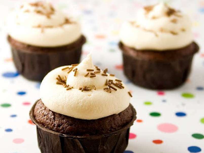 Cupcakes veganos de chocolate - foto 3