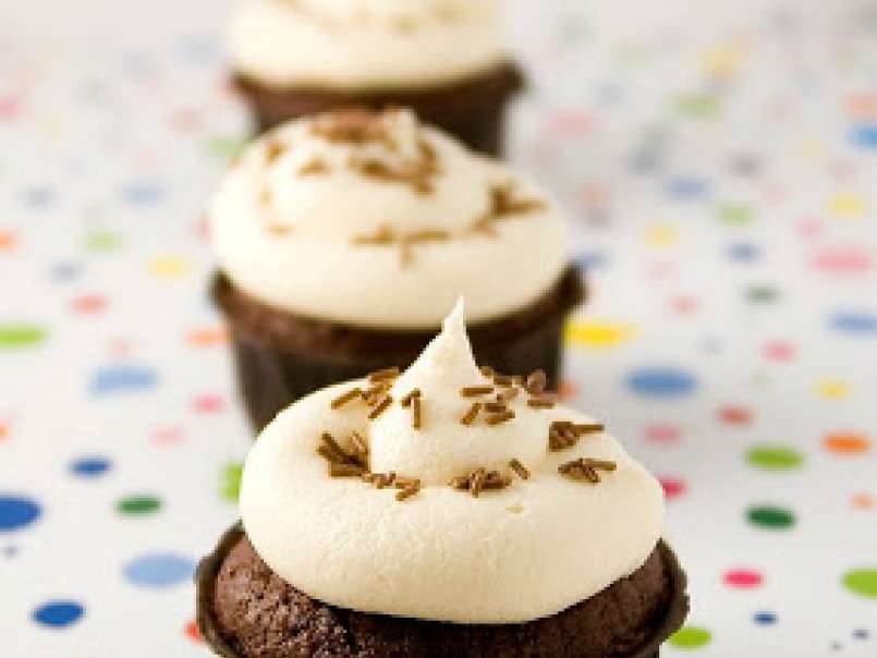 Cupcakes veganos de chocolate - foto 6