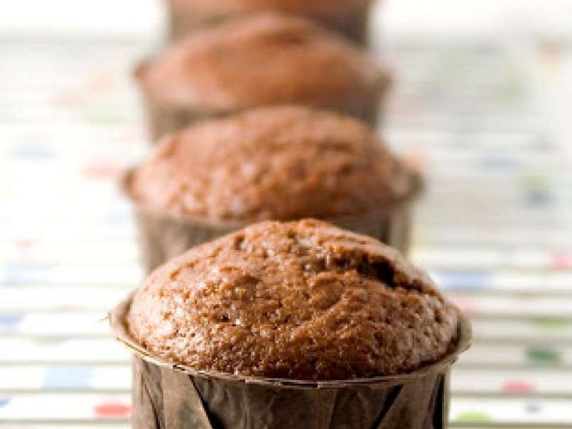 Cupcakes veganos de chocolate - foto 7