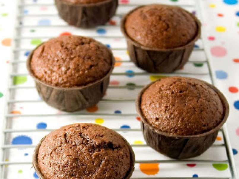 Cupcakes veganos de chocolate - foto 8