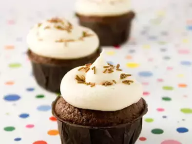 Cupcakes veganos de chocolate - foto 4