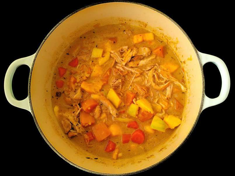Curry jamaicano de pollo, calabaza y mango - foto 2