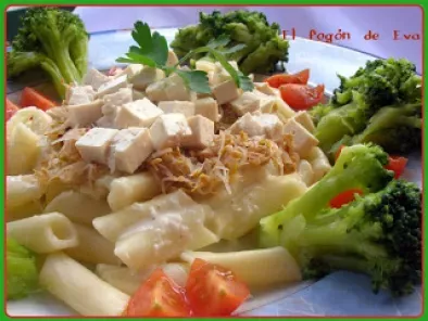 Ensalada de pasta con verdura y tofú - foto 2