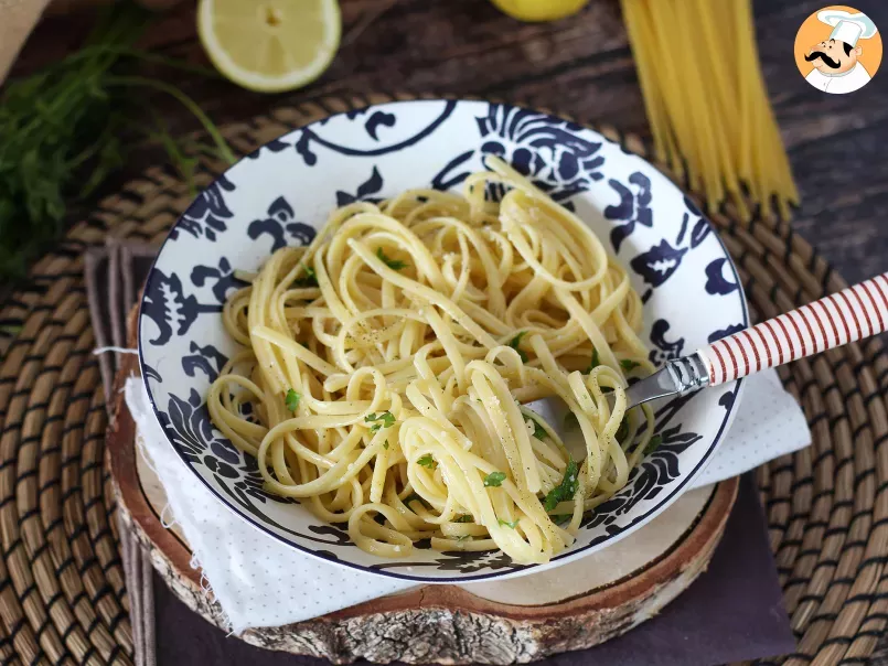 Espaguetis al limón, la verdadera receta italiana de la pasta al limone - foto 4